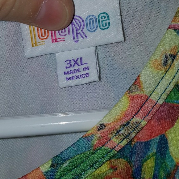 Lularoe Amelia dress 3xl - Picture 3 of 5